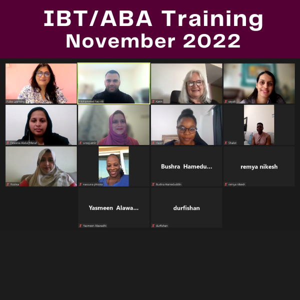 Congrats IBT & ABA Cohort - November 2022